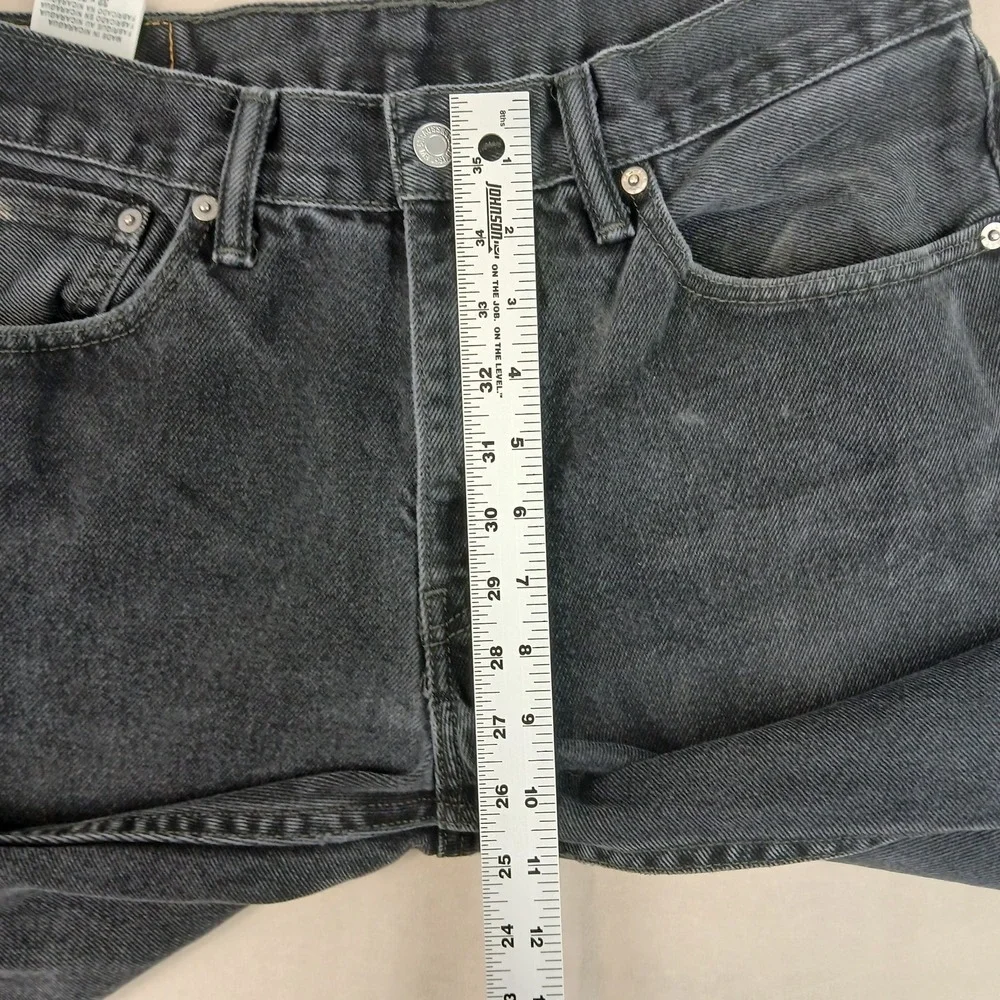 Vintage Levis 505 32x28 Mens Jeans Faded Black‎ FLAWS City Straight Grunge